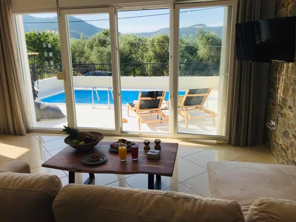 Arsenoi'S Pool Villa Skala Potamia  Bagian luar foto