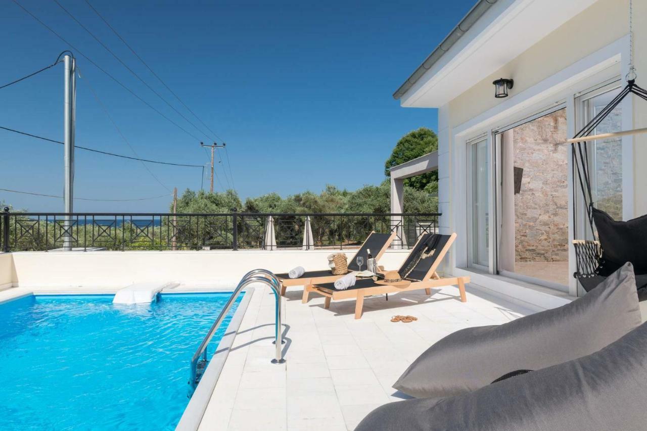 Arsenoi'S Pool Villa Skala Potamia  Bagian luar foto