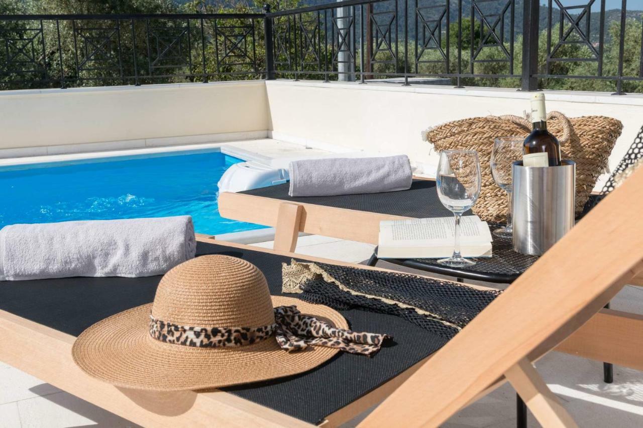 Arsenoi'S Pool Villa Skala Potamia  Bagian luar foto