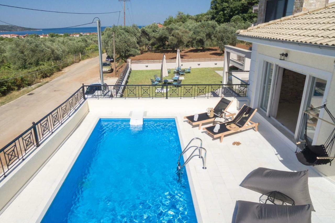 Arsenoi'S Pool Villa Skala Potamia  Bagian luar foto