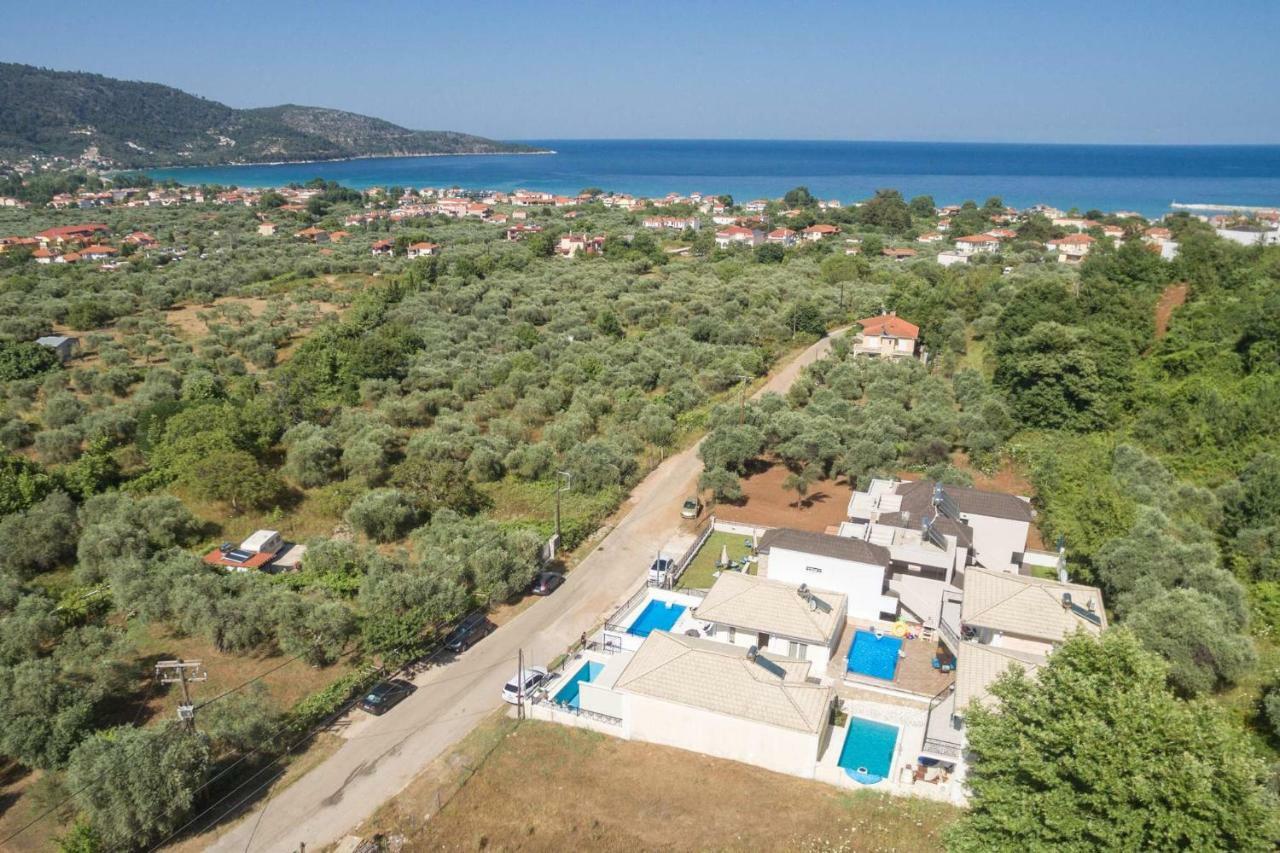 Arsenoi'S Pool Villa Skala Potamia  Bagian luar foto