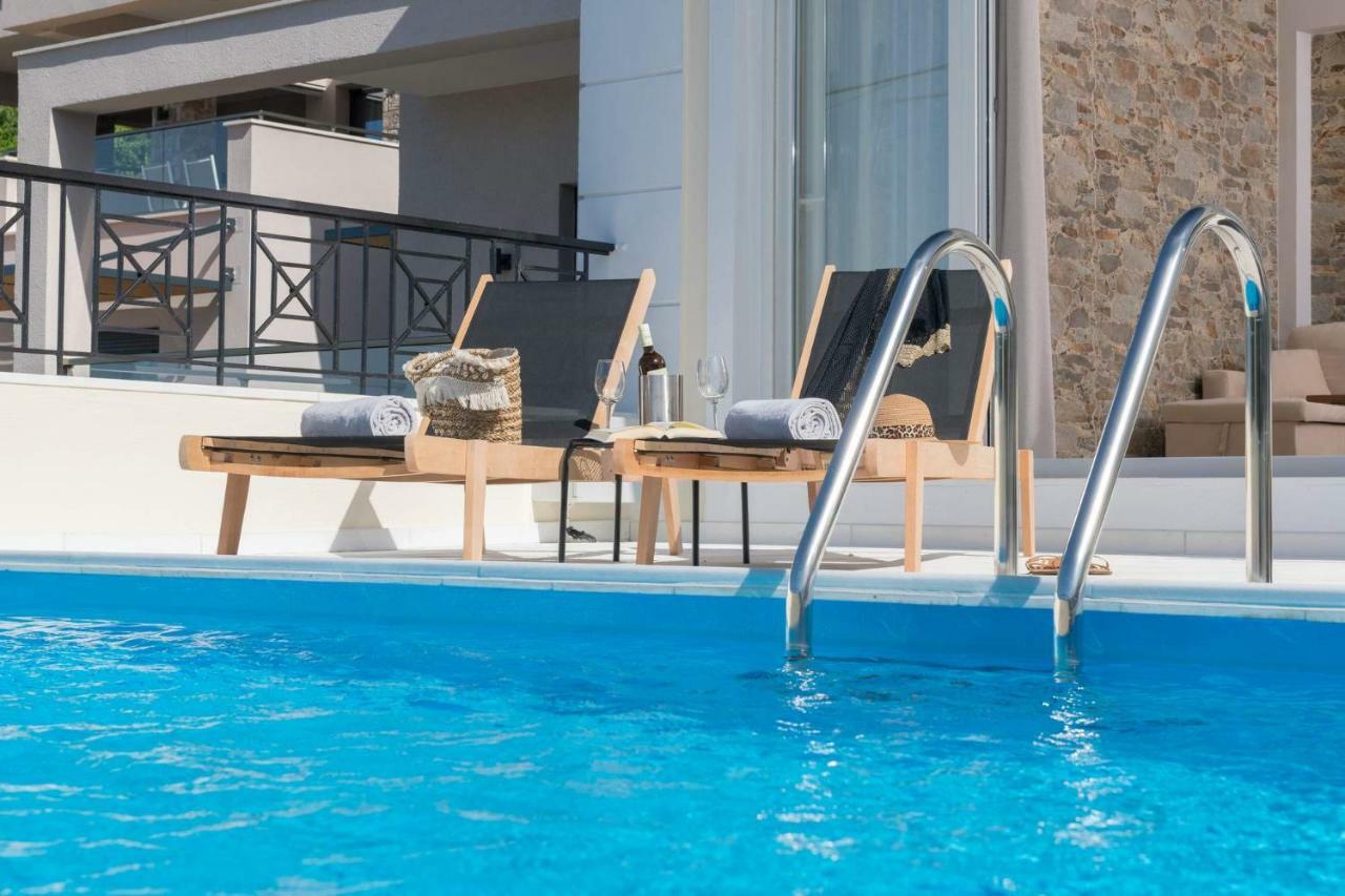Arsenoi'S Pool Villa Skala Potamia  Bagian luar foto