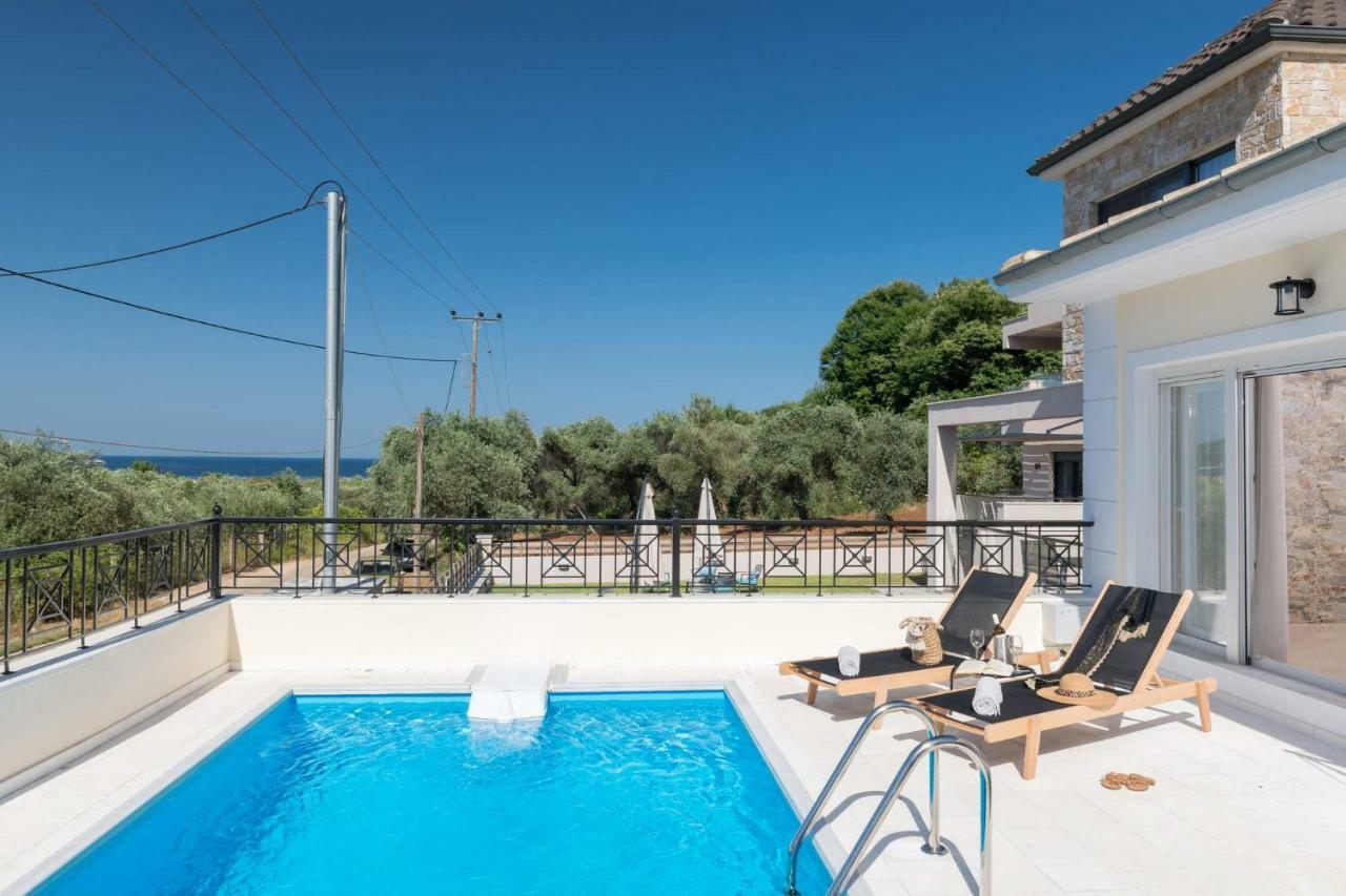 Arsenoi'S Pool Villa Skala Potamia  Bagian luar foto