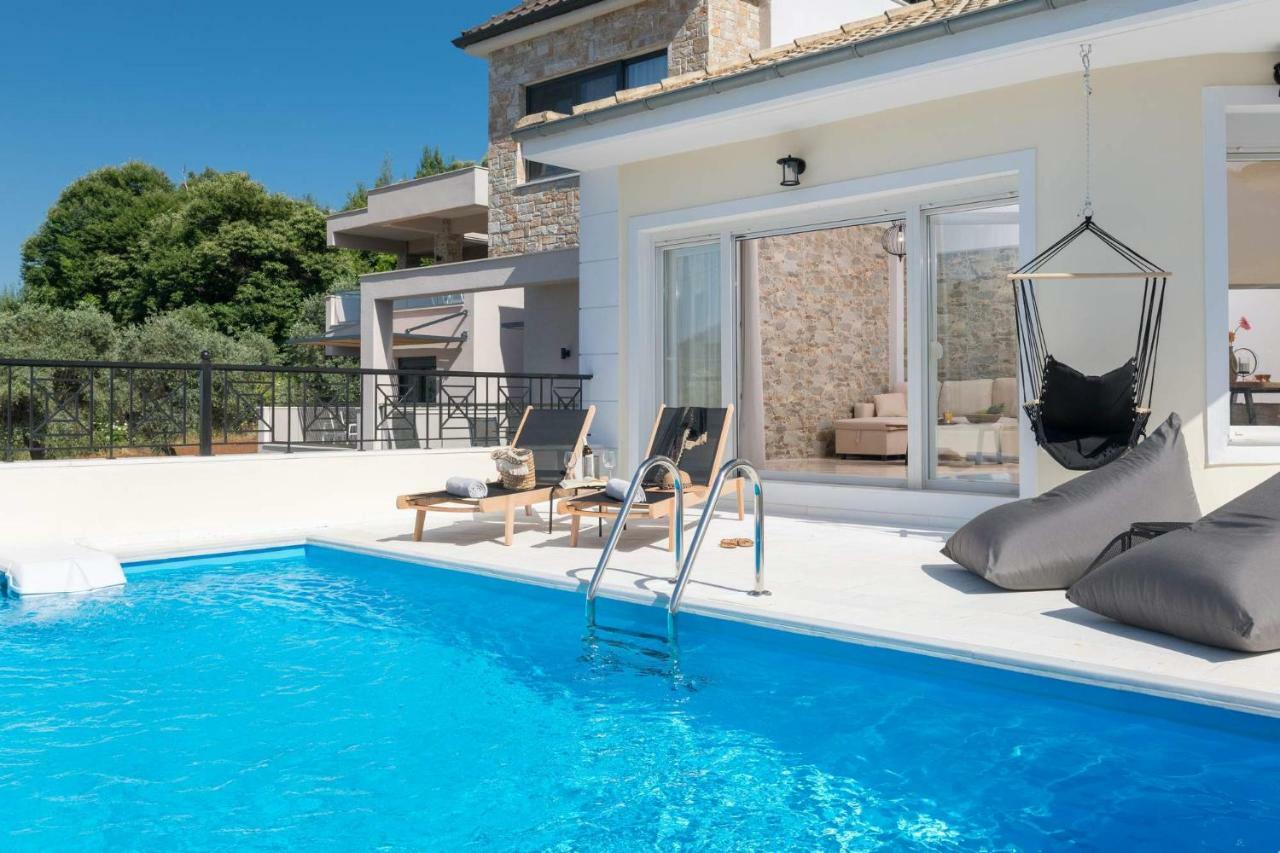 Arsenoi'S Pool Villa Skala Potamia  Bagian luar foto