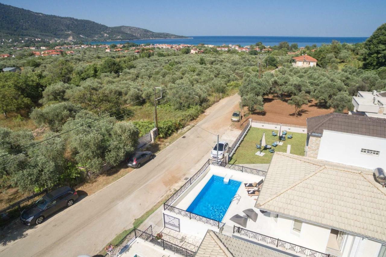 Arsenoi'S Pool Villa Skala Potamia  Bagian luar foto