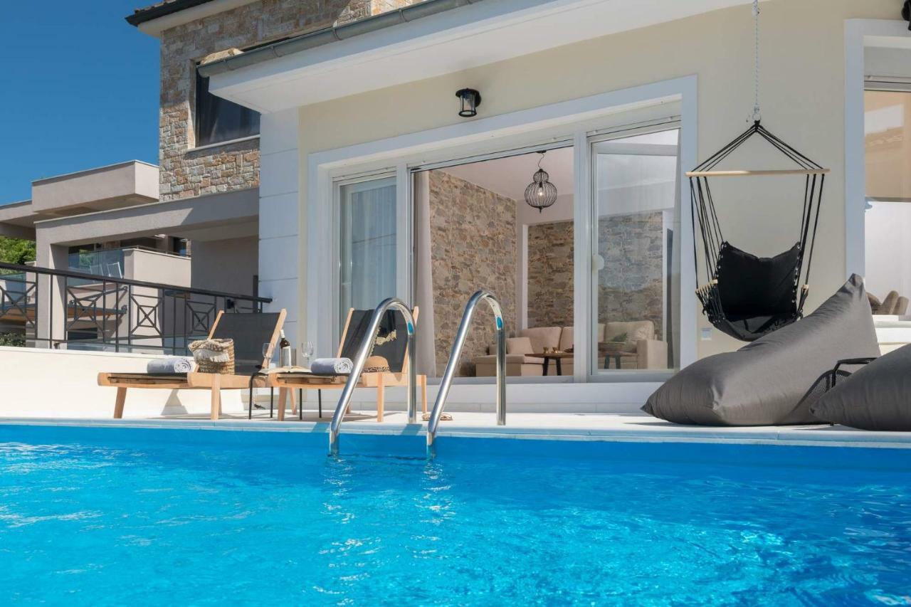 Arsenoi'S Pool Villa Skala Potamia  Bagian luar foto