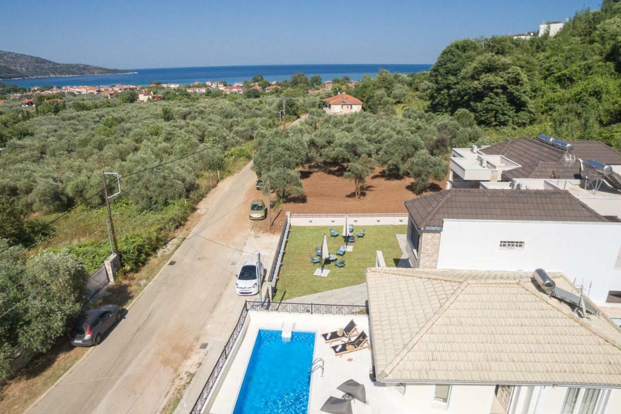 Arsenoi'S Pool Villa Skala Potamia  Bagian luar foto
