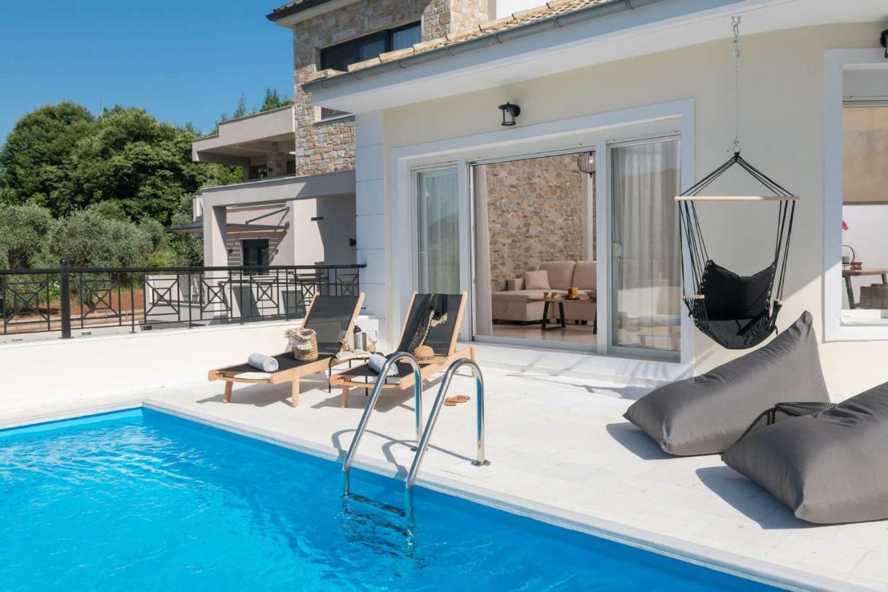 Arsenoi'S Pool Villa Skala Potamia  Bagian luar foto